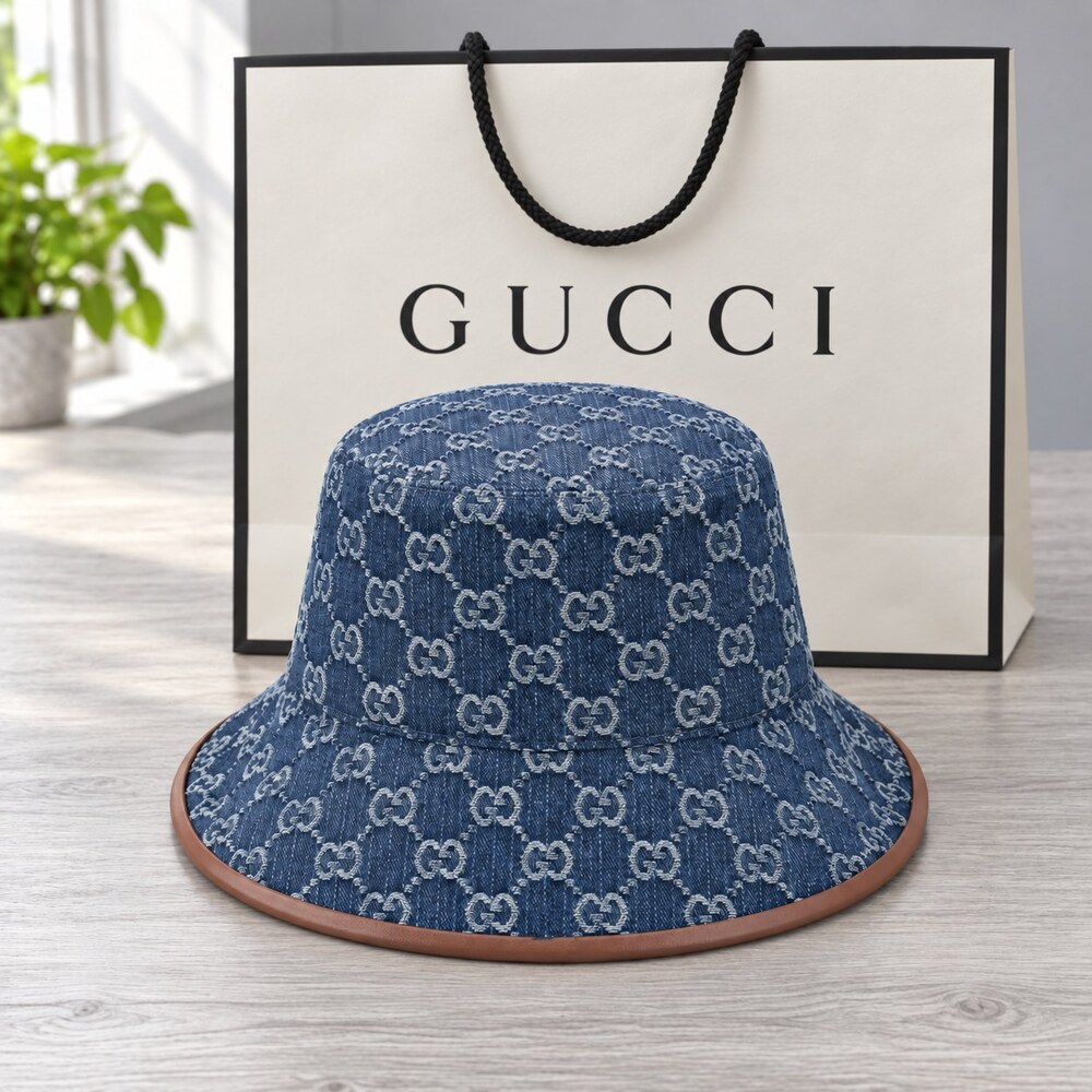 Gucci GG Denim Bucket Hat